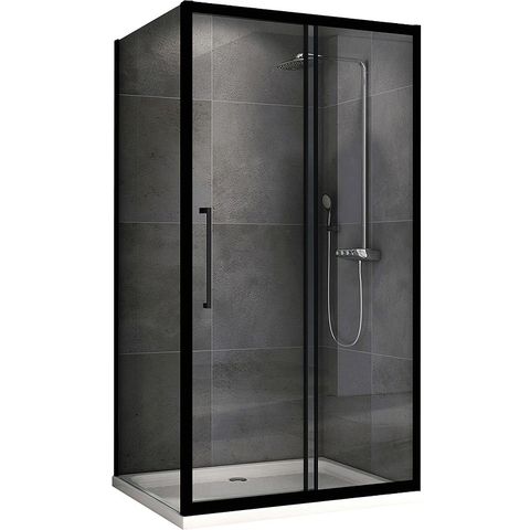 Abber Schwarzer Diamant AG30100BH-S100B Душевой уголок, 100x100x195, цвет: чёрный