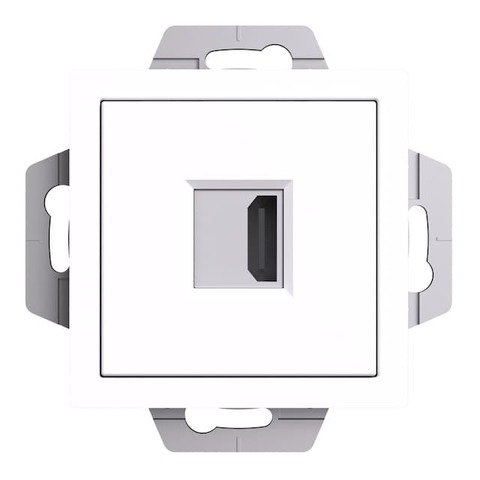 Розетка HDMI. Цвет Белый. Schneider Electric AtlasDesign. ATN000180