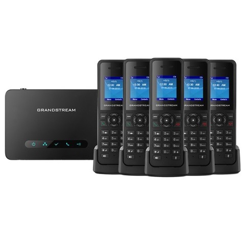 Grandstream DP750 - IP DECT базовая станция. 10 SIP аккаунтов, 10 линий, до 5 трубок/5 одновременных вызовов