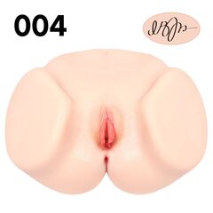 Мастурбатор-полуторс с двойным слоем материала Vanilla Onahole Real Vagina - 