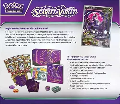 Pokemon TCG: Scarlet and Violet Elite Trainer Box (Miraidon