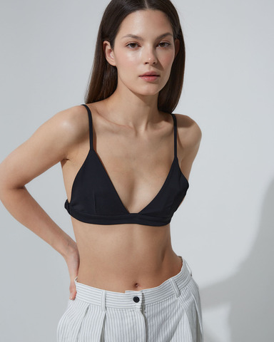 Бралетт из вискозы Стелла Маккартни черный