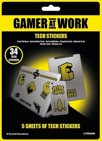 Набор tech-стикеров «Gamer at Work»
