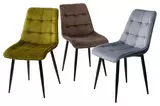 фото 2 Стул CHIC BLUVEL-06 BLUE / черный каркас М-City на profcook.ru