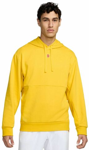 Куртка теннисная Nike Court Fleece Tennis Hoodie - vivid sulfur