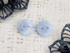 Пуговицы, 2 прокола, d 11 мм, бледно-голубой