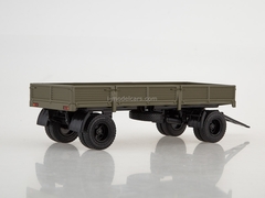 Trailer GKB-8350 flatbed khaki 1:43 AutoHistory