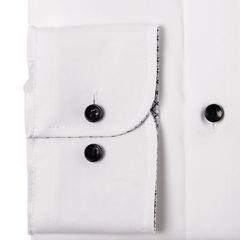 Сорочка Casamoda Modern Fit 383060100-001 белая с внутренней отделкой воротника