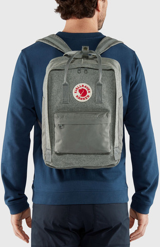 Картинка рюкзак городской Fjallraven Kanken Re-Wool Laptop 15 027 Granite Grey - 7