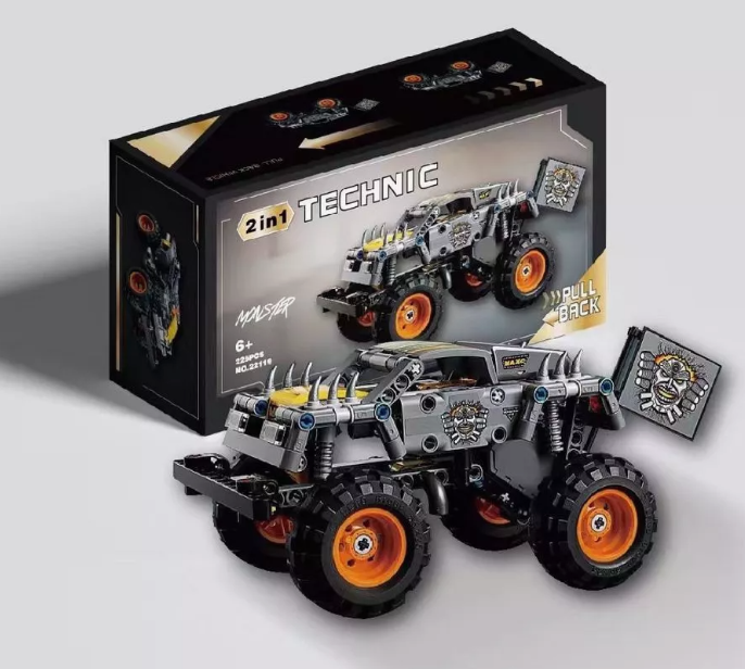 Конструктор Monster Truck 2in1 225 деталей