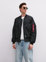 Бомбер Alpha Industries MA-1 Mod Flight Jacket Black (Черный)