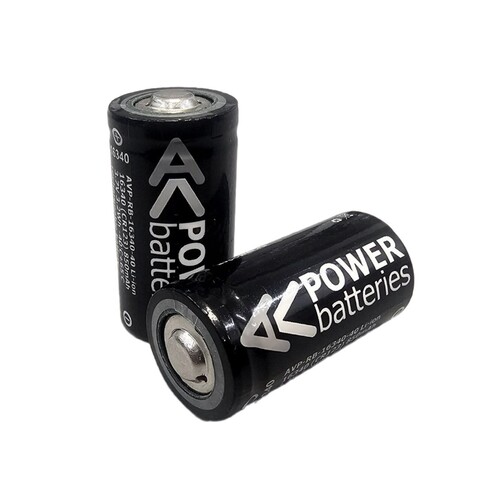 Аккумулятор 16340 (CR123) Li-ion 850 mAh 3,7V 2,5Wh -40°C+65°С