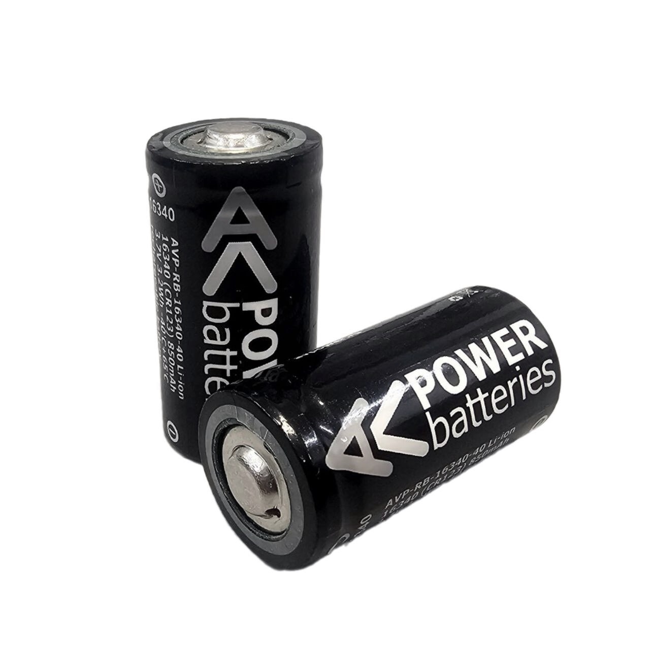 Аккумулятор 16340 (CR123) Li-ion 850 mAh 3,7V 2,5Wh -40°C+65°С