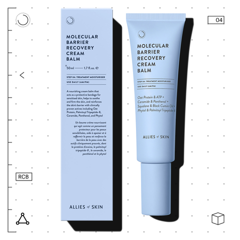 ALLIES OF SKIN Molecular Barrier Recovery Cream Balm Крем-бальзам для молекулярного восстановления кожи, 48 мл