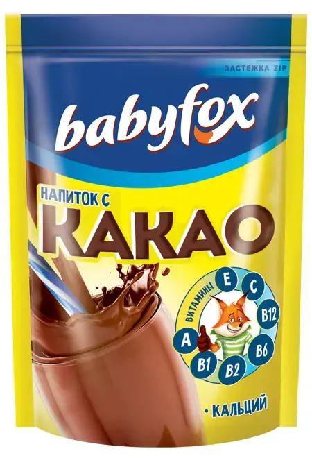 «BabyFox», напиток с какао, 135г (5 шт/675 гр)