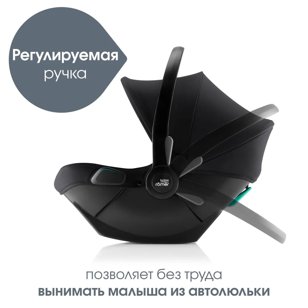 Комплект 4в1 коляска Smile 5Z, Space Black + BABY-SAFE CORE + Base CORE