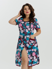 4728 Халат на пуговицах