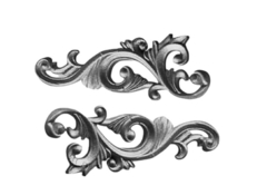 Силиконовый молд Вензель № 107