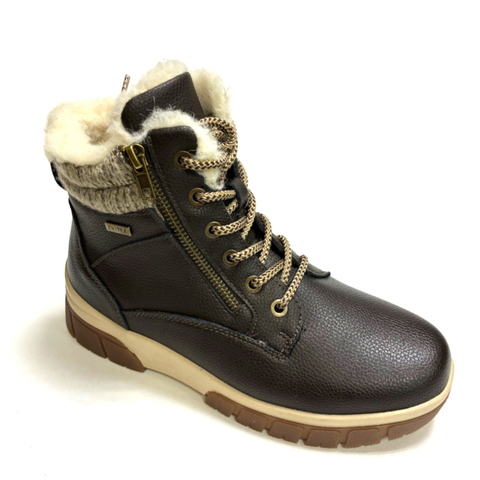 Эвита ботинки зимние шерсть коричн 36-41  EV33311TEX-01-2AS-25