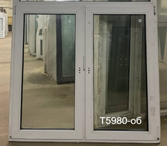 Окно Пластиковое Б/У 132(в) х 142(ш)