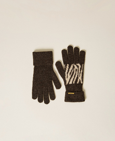 TWINSET Перчатки с принтом