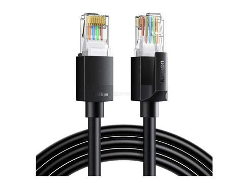 Кабель сетевой  UGREEN NW315 (55155) Cat6A UTP Ethernet Cable, 1м, черный