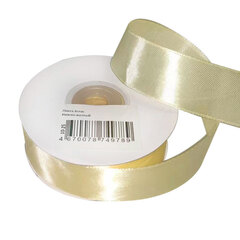 Лента Атласная (2,5см*22,85м) Нежно-желтый