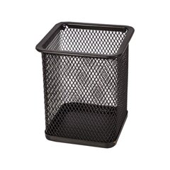 
          Подставка-стакан для канцтоваров Alingar, металлическая, квадратная, сетчатая, ассорти