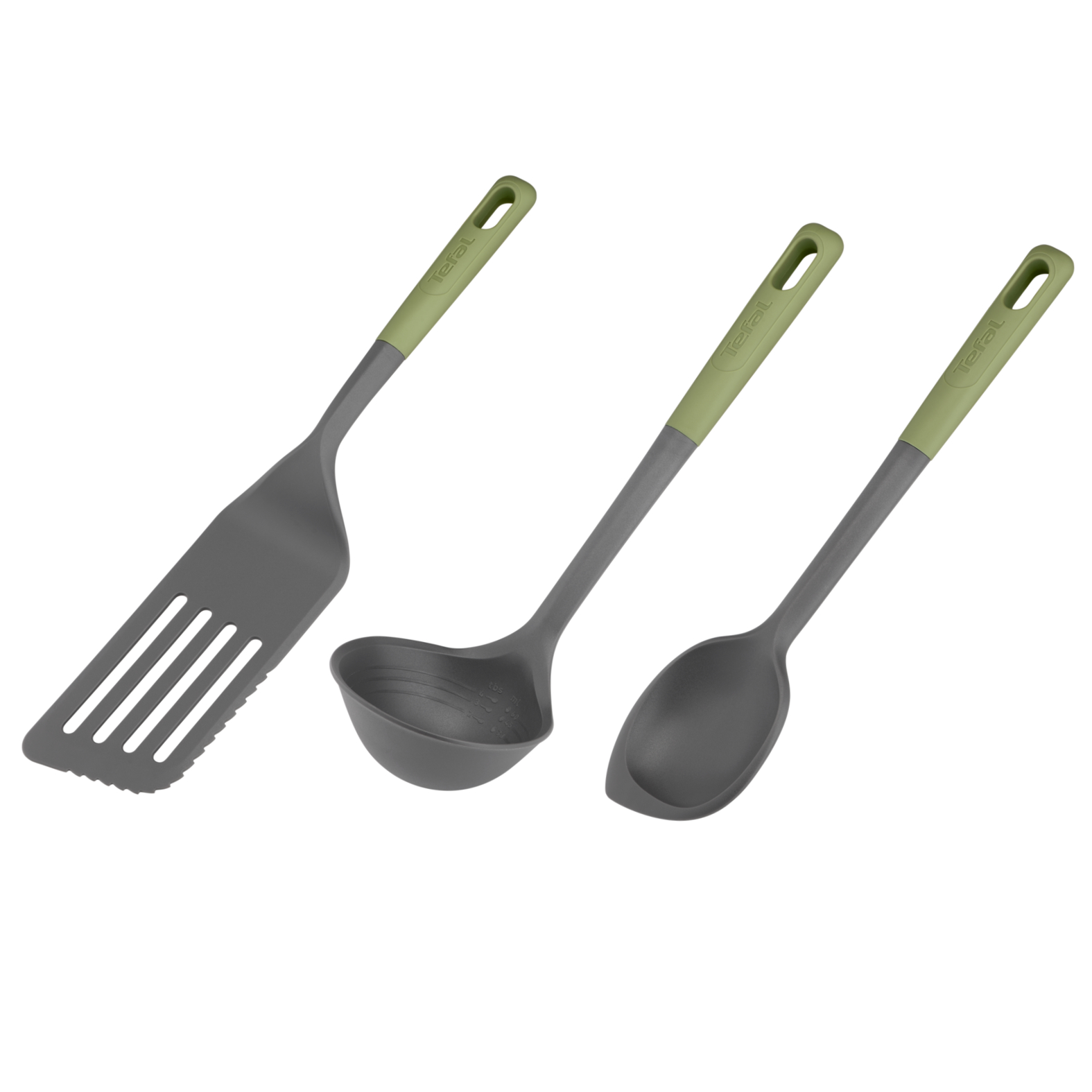 

Набор кухонных аксессуаров Tefal Essential 2в1 3 предмета K279S304, Черный/зеленый, Набор кухонных аксессуаров Tefal Essential 2в1 3 предмета K279S304