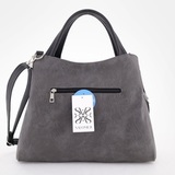 Сумка Саломея 373 македония серый + черный