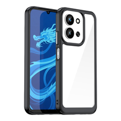 Противоударный чехол для смартфона Xiaomi Redmi 15C 4G, усиленные защитные рамки черного цвета