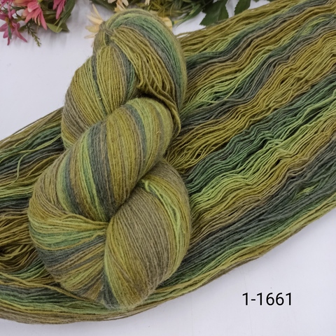 Дундага 6/1 шерсть секционного окрашивания 01-1661 420м/100гр