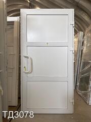 Дверь пластиковая входная Б/У 2040(в) x 1040(ш)