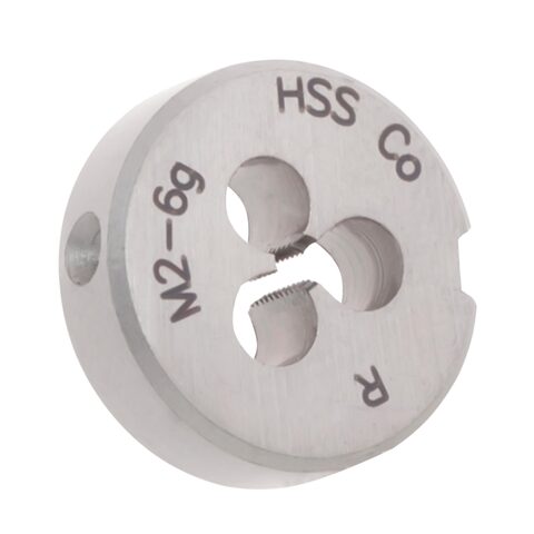 Плашка М 2,0х0,4 DINEN22568 HSSE 6g 16х5мм MASTER-TOOL 237020EMT