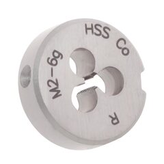 Плашка М 2,0х0,4 DINEN22568 HSSE 6g 16х5мм MASTER-TOOL 237020EMT