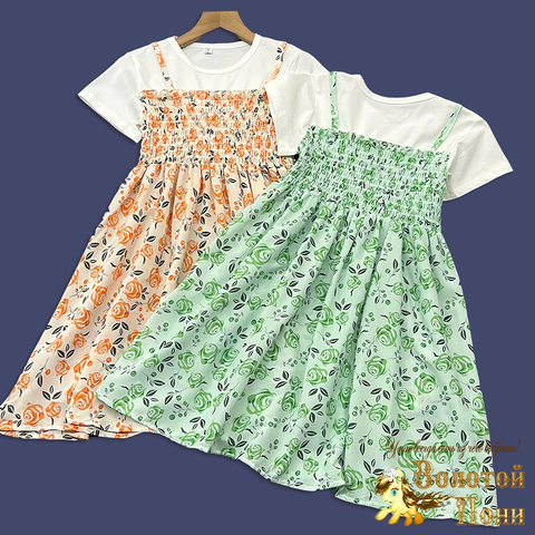 Платье девочке (4-9) 260331-LT2567