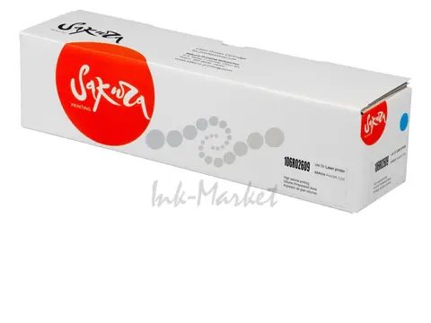 Картридж Sakura 106R02609 для XEROX, голубой, 4500+4500 = 9000 к.
