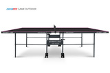 Стол теннисный Game 6 Всепогодный с сеткой Black фото №1