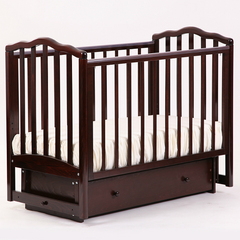 АБ 19.2  "Жасмин" кровать детская  маятниковая  поперечн (махагон)