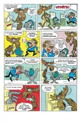 Древние комиксы. Рокки и Буллвинкль. Хороший, плохой, сохатый