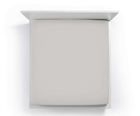 Простыня на резинке 140x200-160x200 Formesse Bella Donna Jersey 0701 grey