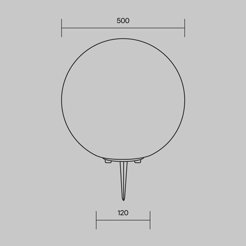 Ландшафтный светильник Maytoni Erda O594FL-01W1