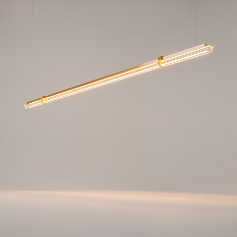 Подвесной светодиодный светильник Maytoni Plume MOD340PL-L28BS3K