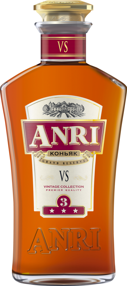 Коньяк российский трехлетний 
