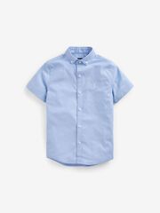 Рубашка с коротким рукавом для мальчика Next T29-269, Голубой
