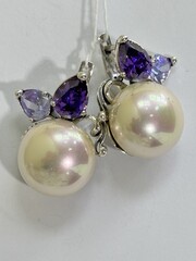 Карден (серьги из серебра)