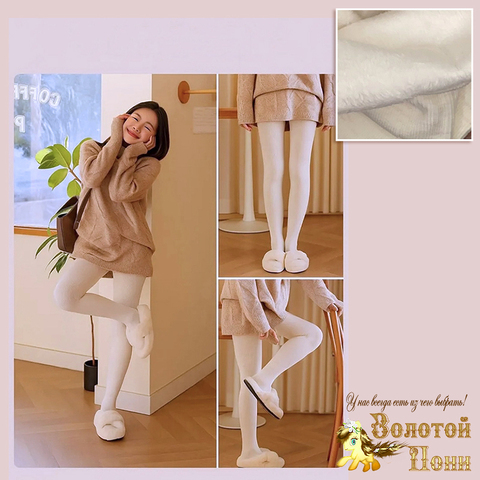 Колготки хлопок на меху подр/жен (42-60) 251116-W1091
