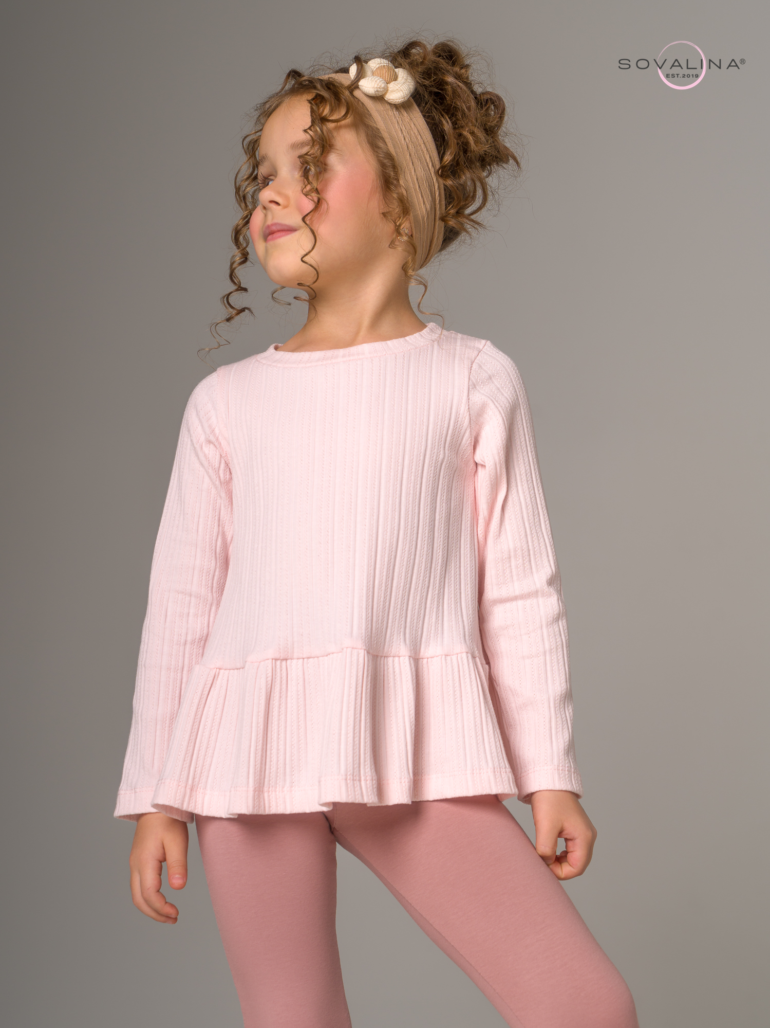 Костюм Алиса SG косичка розовый-пыльный