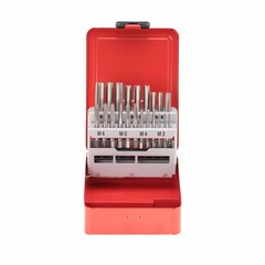 Набор метчиков комплектных М3-М12 21пр DIN352 HSS-G Ruko 245001 (В)