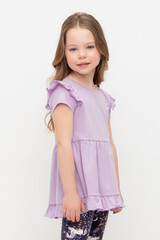 платье  для девочки  КР 5918/светлая сирень к533
